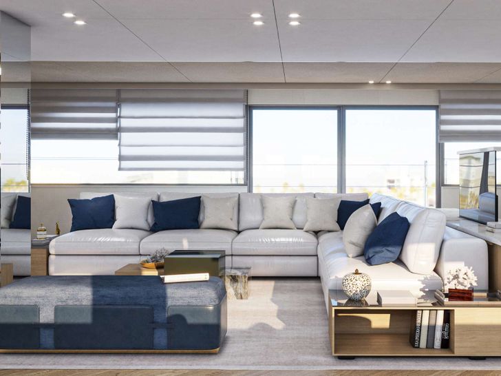 SCORPIOS Custom Build 52m Crewed Motor Sailer Sofas SCORPIOS Custom Build 52m Crewed Motor Sailer Sofas