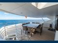 ABOUT TIME Sunseeker 40m Crewed Motor Yacht Al fresco Dining
