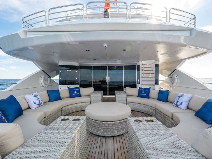 ABOUT TIME Sunseeker 40m Crewed Motor Yacht Main Deck