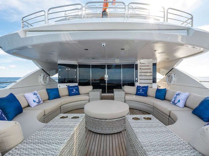 ABOUT TIME Sunseeker 40m Crewed Motor Yacht Main Deck ABOUT TIME Sunseeker 40m Crewed Motor Yacht Main Deck