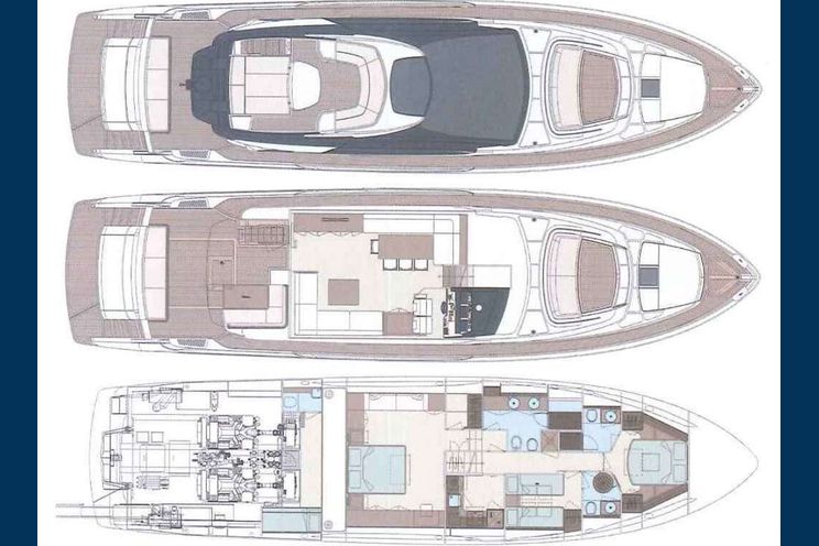 Layout for CHILUCE - Riva 76 ft, yacht layout