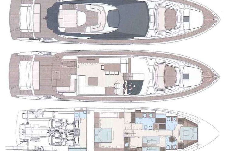Layout for CHILUCE - Riva 76 ft, yacht layout