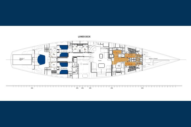 Layout for IRELANDA - Alloy Yachts 140 ft, yacht layout