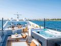 MOBIUS Cantieri di Pisa Akhir 125 - sundeck lounge and jacuzzi MOBIUS Cantieri di Pisa Akhir 125 - sundeck lounge and jacuzzi