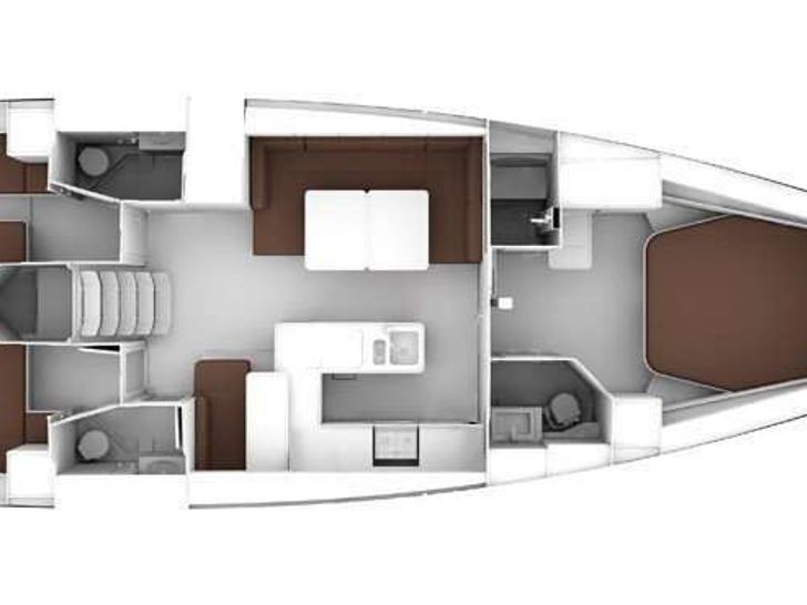 KALLIRRHOE - Bavaria 55 Cruiser,yacht layout