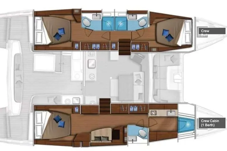 Layout for LINO Lagoon 46 - layout