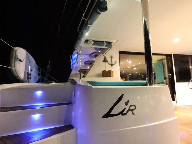 LIR Fountaine Pajot Victoria 67 - Stairs and Walkway LIR Fountaine Pajot Victoria 67 - Stairs and Walkway