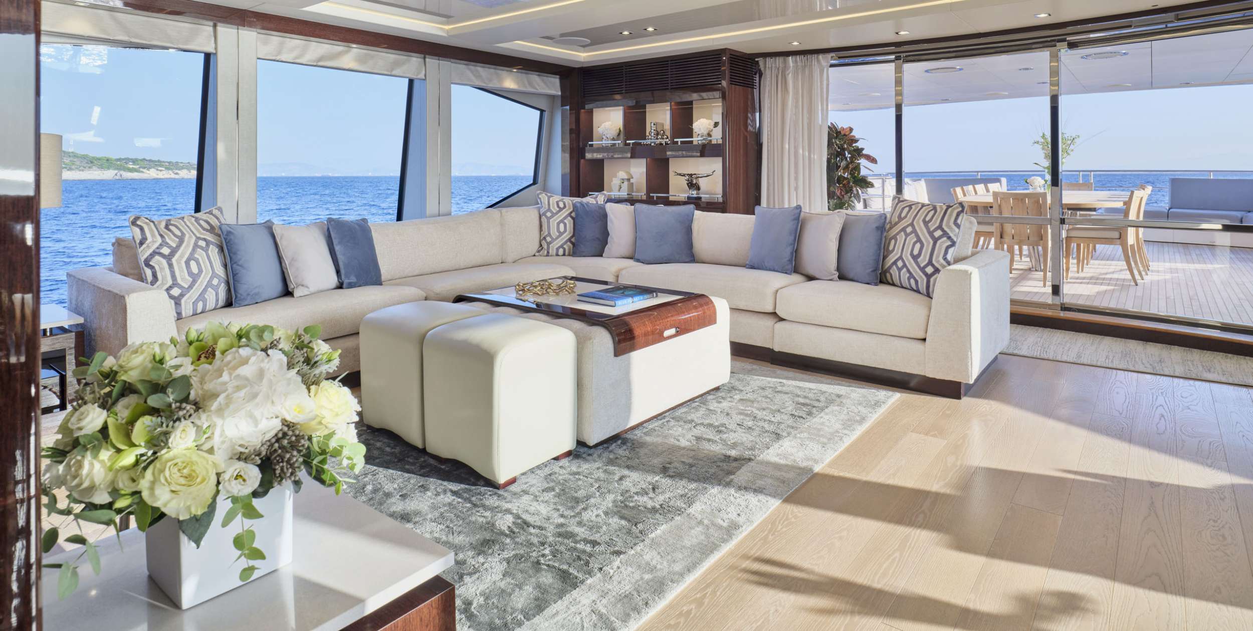 AQUA LIBRA Sunseeker 131 - sky lounge couch