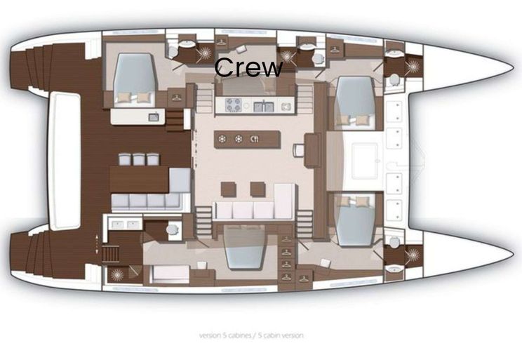 Layout for MARE BLU Lagoon 630 - Layout