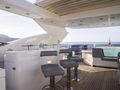 MAKANI II 35m Sunseeker Motor Yacht flybridge bar