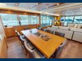 MAKANI II 35m Sunseeker Motor Yacht Dining