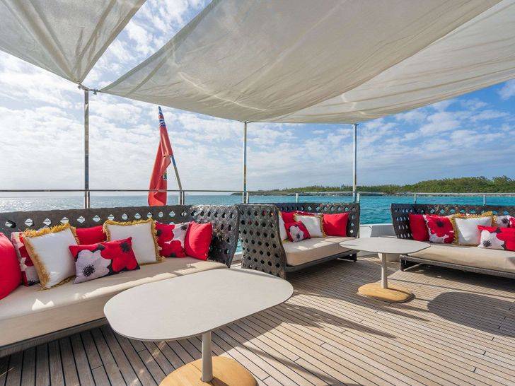 LADY H 37m Benetti Motor Yacht Upper Deck Aft