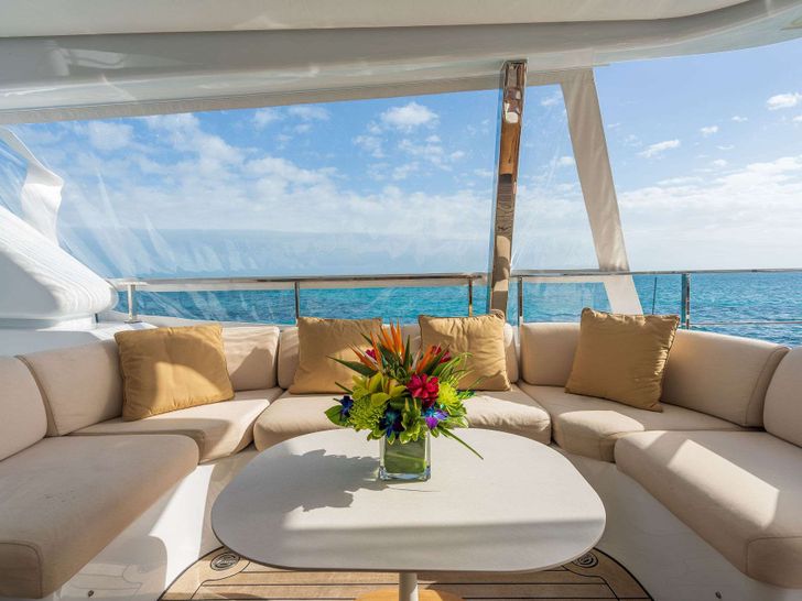 LADY H 37m Benetti Motor Yacht Upper Deck Aft