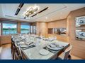 LADY H 37m Benetti Motor Yacht Dining