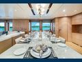 LADY H 37m Benetti Motor Yacht Dining 2
