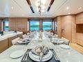 LADY H 37m Benetti Motor Yacht Dining 2