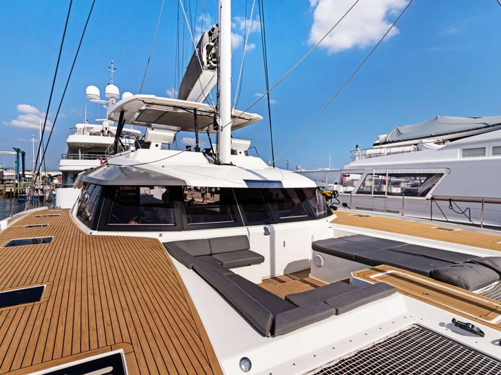 TRU NORTH Fountaine Pajot Alegria 67 Crewed Catamaran Sunbeds TRU NORTH Fountaine Pajot Alegria 67 Crewed Catamaran Sunbeds