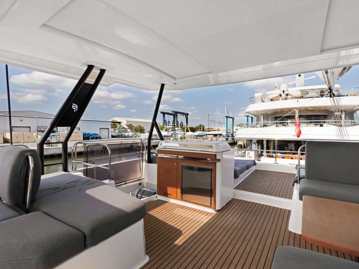 TRU NORTH Fountaine Pajot Alegria 67 Crewed Catamaran Sunbathing Area TRU NORTH Fountaine Pajot Alegria 67 Crewed Catamaran Sunbathing Area