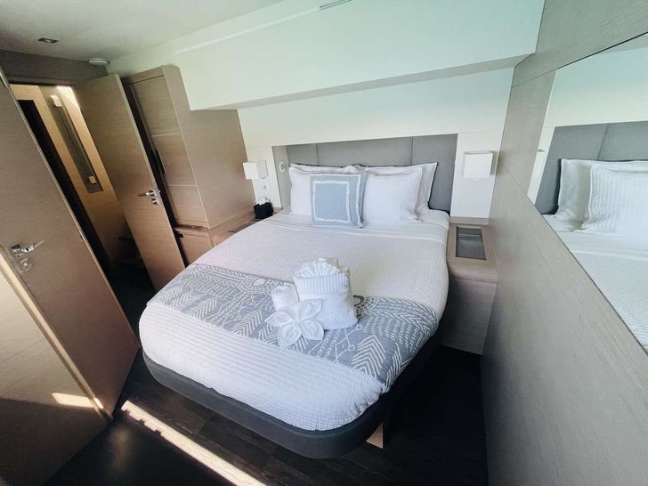 TRU NORTH Fountaine Pajot Alegria 67 Crewed Catamaran VIP Cabin TRU NORTH Fountaine Pajot Alegria 67 Crewed Catamaran VIP Cabin