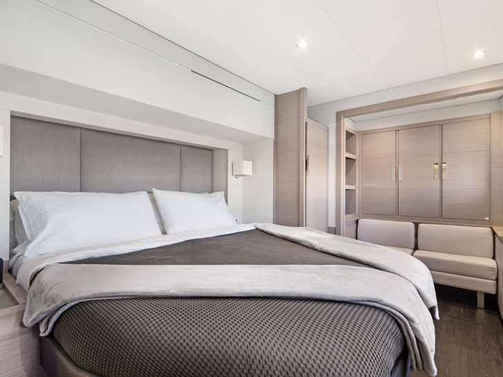 TRU NORTH Fountaine Pajot Alegria 67 Crewed Catamaran Master Cabin TRU NORTH Fountaine Pajot Alegria 67 Crewed Catamaran Master Cabin