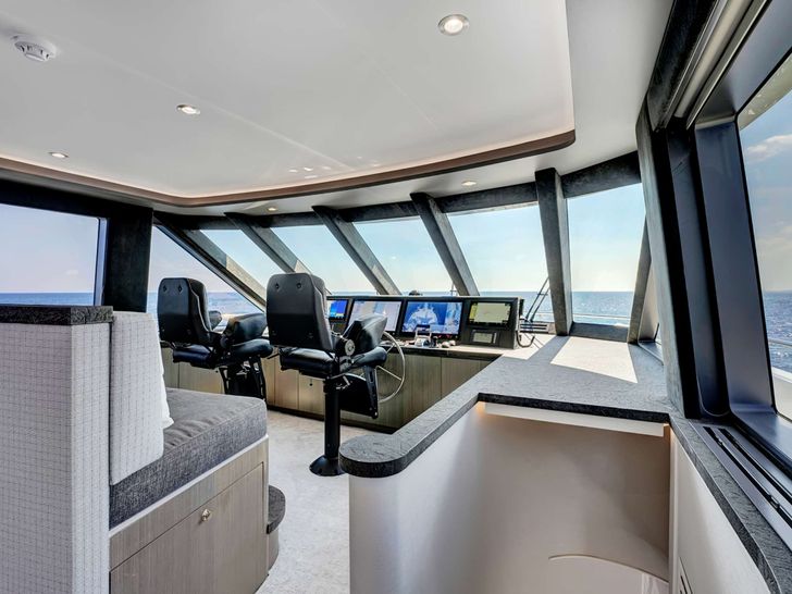 REAL SUMMERTIME Sovereign 120 Crewed Motor Yacht Pilothouse REAL SUMMERTIME Sovereign 120 Crewed Motor Yacht Pilothouse