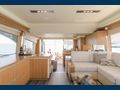 SIR HENDRIK Greenline 68 saloon seating area and kitchen bar
