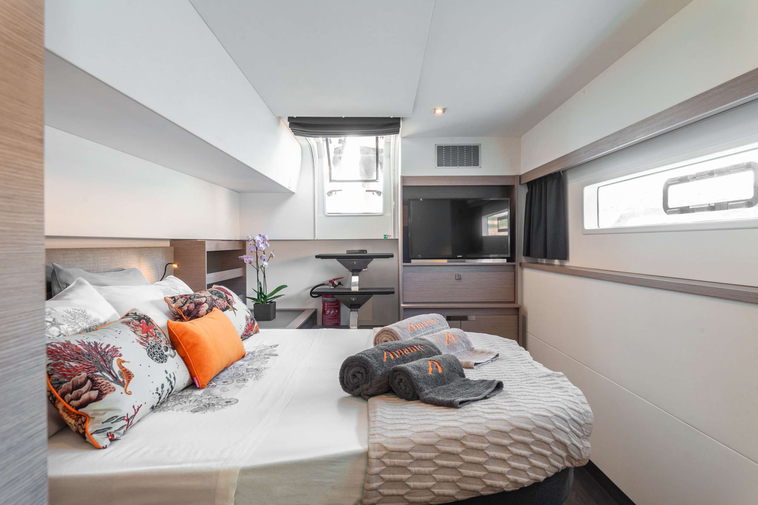 Charter Yacht AMANTE - Fountaine Pajot Saba 50 - 4 Cabins - Rhodes - Kos - Dodecanese Islands - Greece