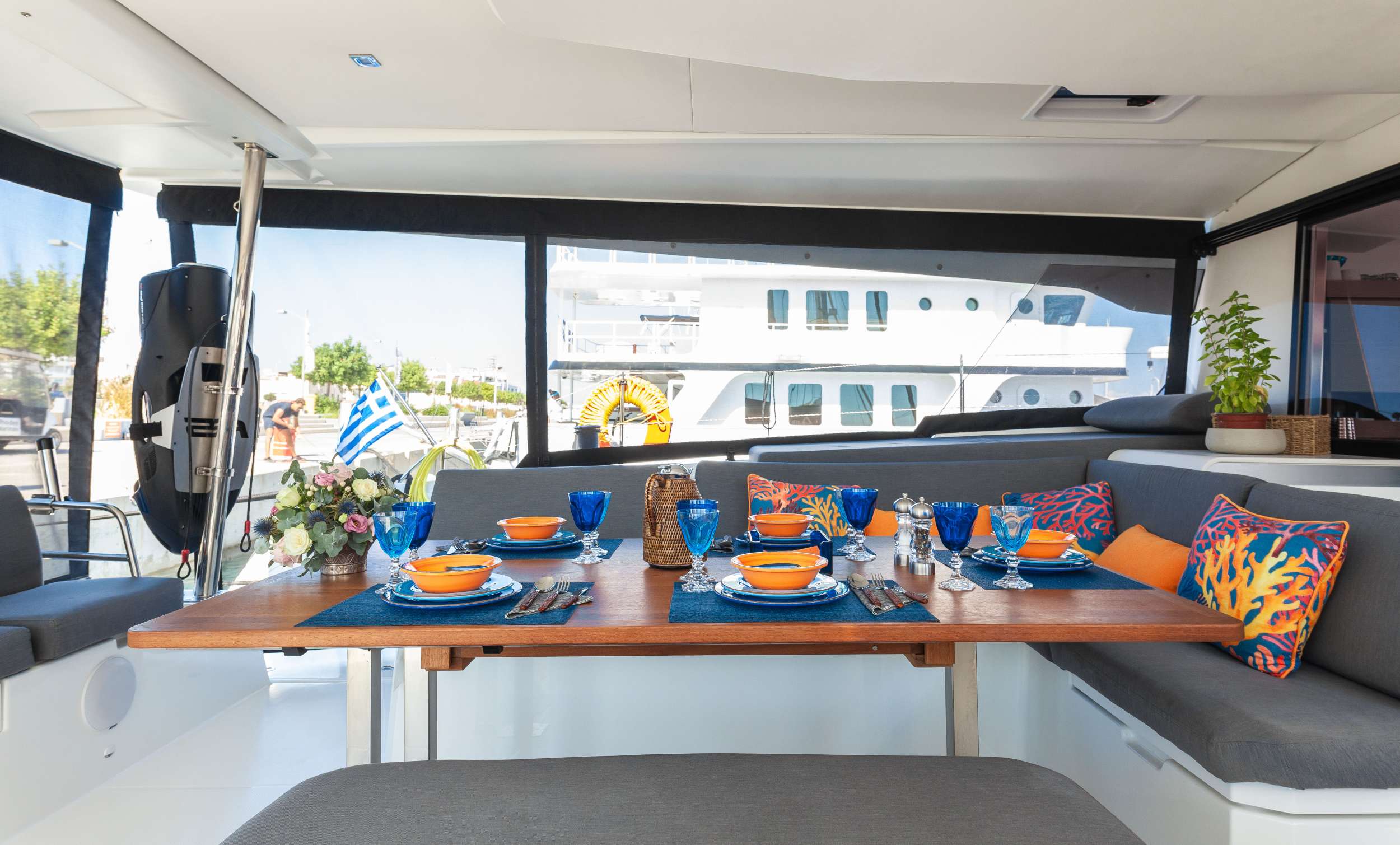 Charter Yacht AMANTE - Fountaine Pajot Saba 50 - 4 Cabins - Rhodes - Kos - Dodecanese Islands - Greece