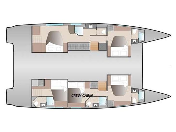 AMANTE - Fountaine Pajot 50 ft,yacht layout AMANTE - Fountaine Pajot 50 ft,yacht layout