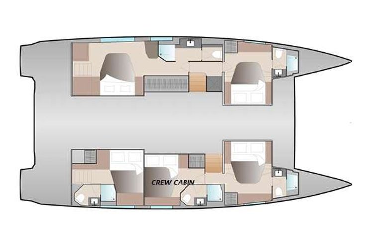 Layout for AMANTE - yacht photo