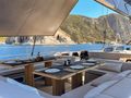 RUNNING ON FAITH - Wally Yachts 30 m,formal alfresco dining
