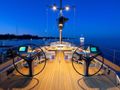 RUNNING ON FAITH - Wally Yachts 30 m,upper deck by night