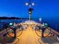 RUNNING ON FAITH - Wally Yachts 30 m,upper deck by night RUNNING ON FAITH - Wally Yachts 30 m,upper deck by night