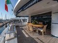 GOLDEN EAGLE - San Lorenzo 25 m,aft alfresco dining GOLDEN EAGLE - San Lorenzo 25 m,aft alfresco dining