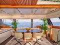 ALOIA 80 Fountaine Pajot Thira 80 - main dining area ALOIA 80 Fountaine Pajot Thira 80 - main dining area