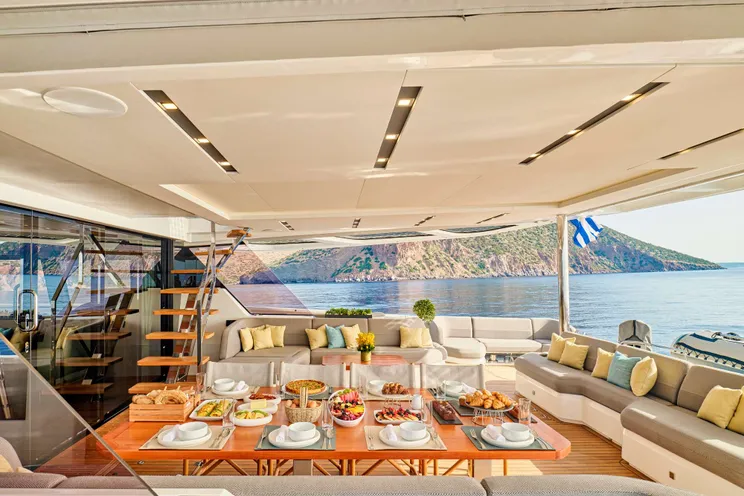Charter Yacht ALOIA 80 - Fountaine Pajot Thira 80 - 5 Cabins - Athens - Mykonos - Paros - Cyclades - Greece