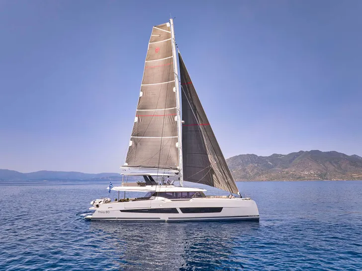ALOIA 80 Fountaine Pajot Thira 80 - profile ALOIA 80 Fountaine Pajot Thira 80 - profile