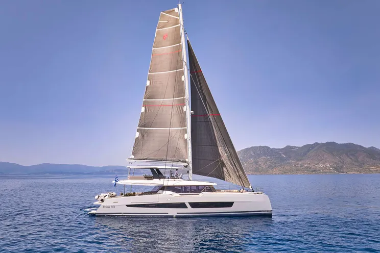Charter Yacht ALOIA 80 - Fountaine Pajot Thira 80 - 5 Cabins - Athens - Mykonos - Paros - Cyclades - Greece