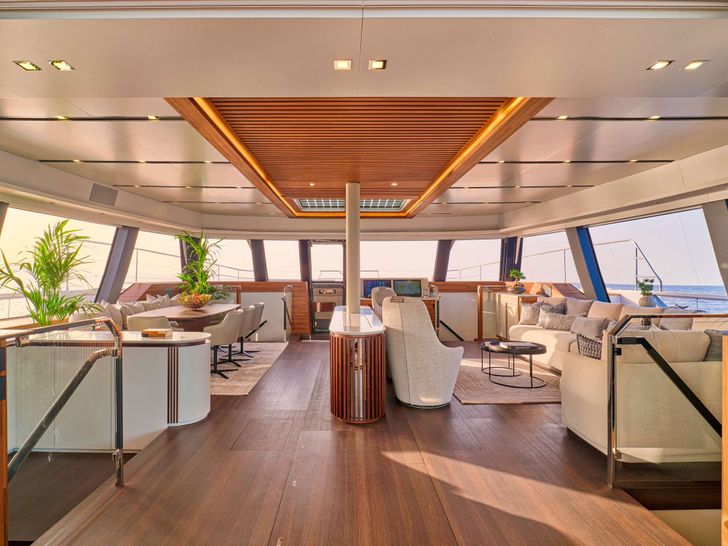 ALOIA 80 Fountaine Pajot Thira 80 - main saloon ALOIA 80 Fountaine Pajot Thira 80 - main saloon