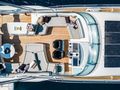 JOLIDOR - Fairline Squadron 73 ft.,aerial view of the flybridge JOLIDOR - Fairline Squadron 73 ft.,aerial view of the flybridge