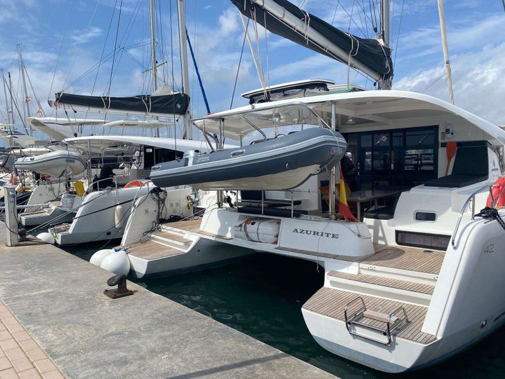 AZURITE - Lagoon 42,full stern view AZURITE - Lagoon 42,full stern view