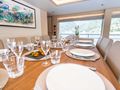 OCEAN VIEW - Gulf Craft Majesty 104,indoor dining set up OCEAN VIEW - Gulf Craft Majesty 104,indoor dining set up