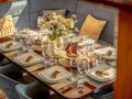SMART SPIRIT Custom Gulet 25m - indoor dining set up SMART SPIRIT Custom Gulet 25m - indoor dining set up