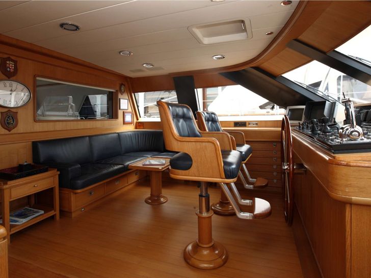 HERITAGE M - Perini Navi 35.5 m,cockpit HERITAGE M - Perini Navi 35.5 m,cockpit