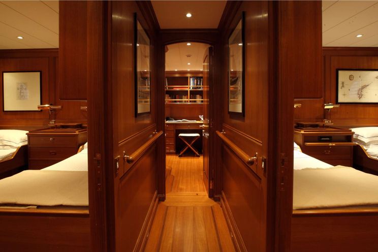 Charter Yacht HERITAGE M - Perini Navi 35.5m - 3 Cabins - Naples - Sicily - Riviera - Corsica - Sardinia