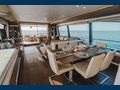 HOYA SAXA Ferretti 850 Crewed Motor Yacht Dining
