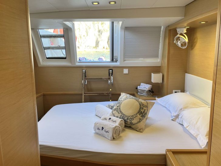 Blue Griffin Lagoon 29m Crewed Catamaran Master Cabin