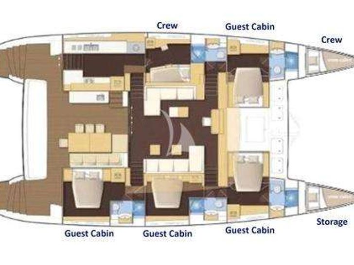 BLUE GRIFFIN Lagoon 620 - layout BLUE GRIFFIN Lagoon 620 - layout