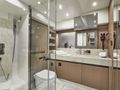 BAZINGA Prestige 690 Crewed Motor Yacht Master Bathroom BAZINGA Prestige 690 Crewed Motor Yacht Master Bathroom