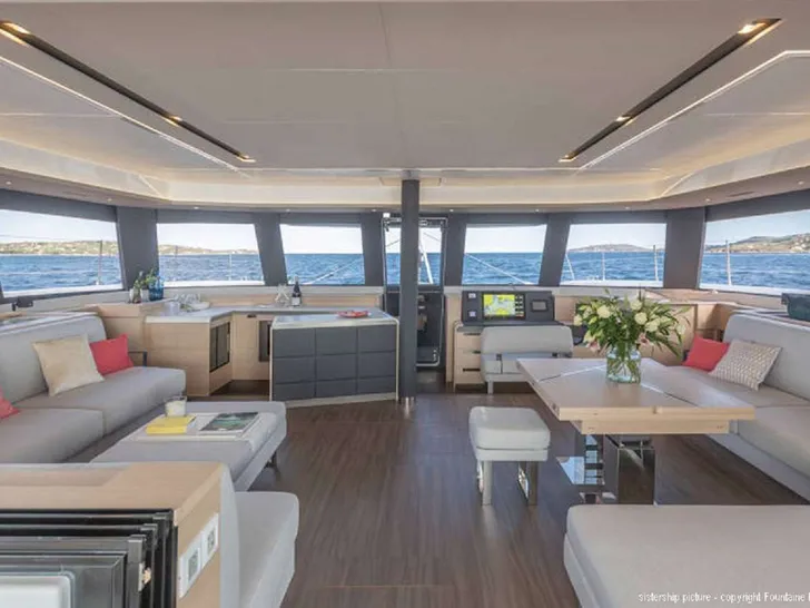 LOOMA Fountaine Pajot Alegria 67 Crewed Catamaran Salon